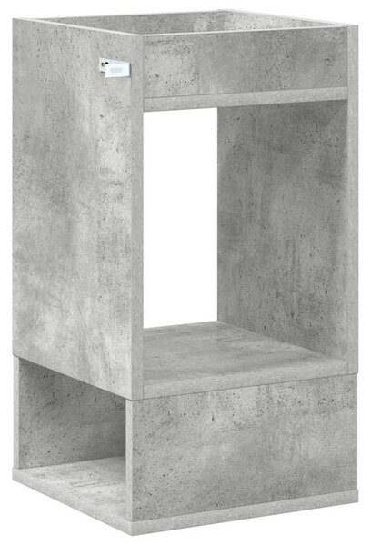 Végasztal 2 pcs Beton Szürke 30 x 30 x 56 cm Faanyag