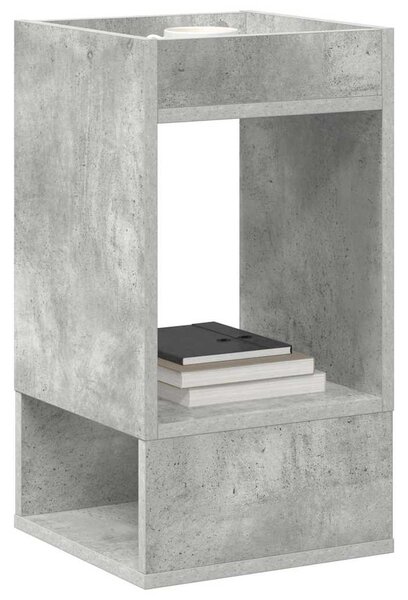Végasztal 2 pcs Beton Szürke 30 x 30 x 56 cm Faanyag