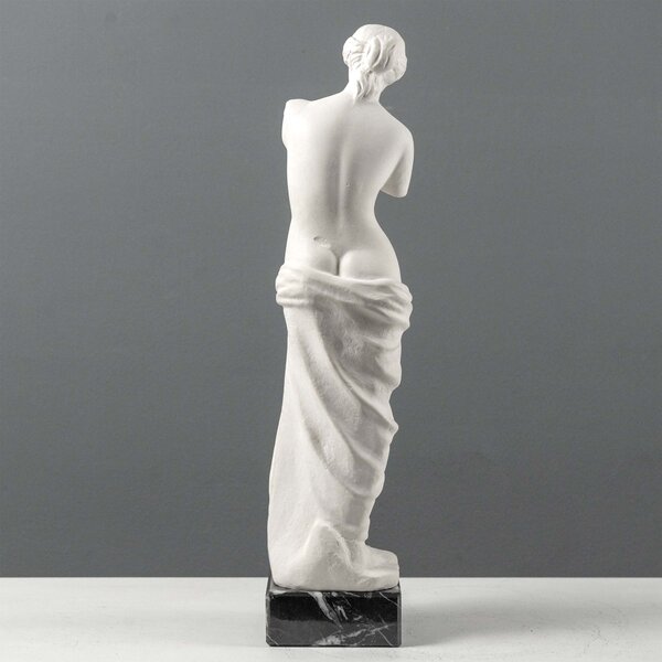 Venus de Milo Szobor - Fekete Márvány Talpazaton