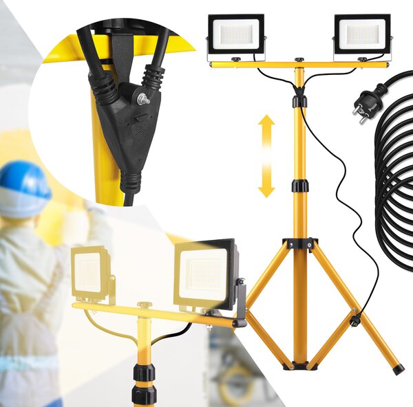 Toolight Rea, Halogén LED épületek állványon RSL005-2x50N, OSW-10204