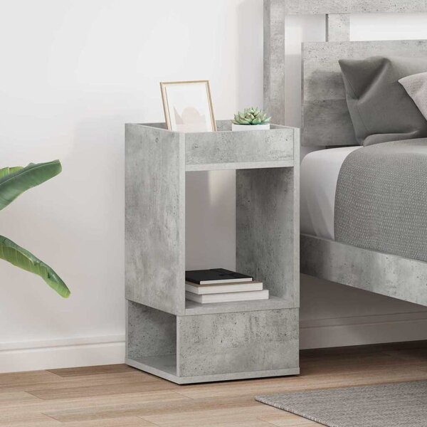 Végasztal 2 pcs Beton Szürke 30 x 30 x 56 cm Faanyag