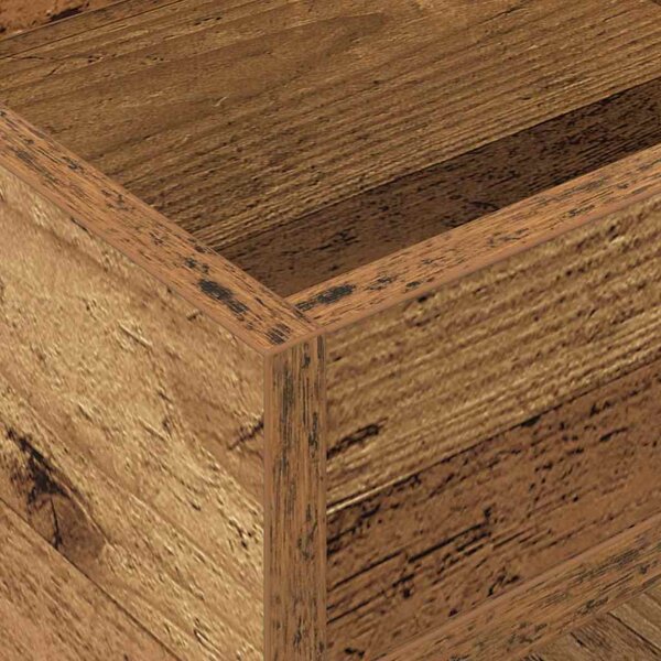 Végasztal 2 pcs Öreg fa 30 x 30 x 56 cm Faanyag