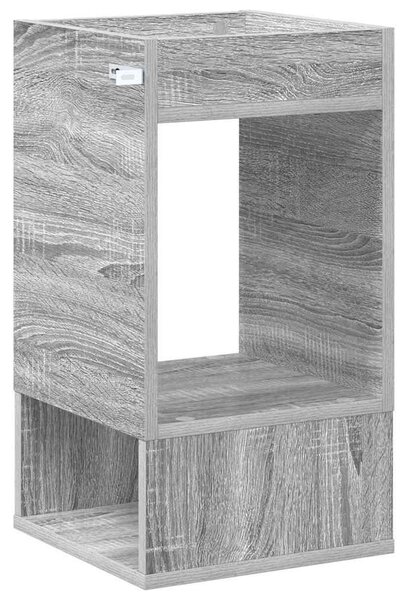 Végasztal 2 pcs Szürke Sonoma 30 x 30 x 56 cm Faanyag