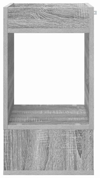 Végasztal 2 pcs Szürke Sonoma 30 x 30 x 56 cm Faanyag