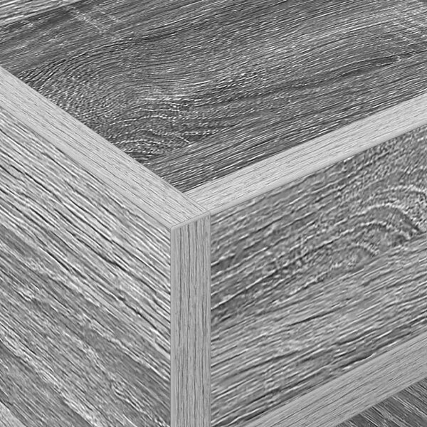 Végasztal 2 pcs Szürke Sonoma 30 x 30 x 56 cm Faanyag