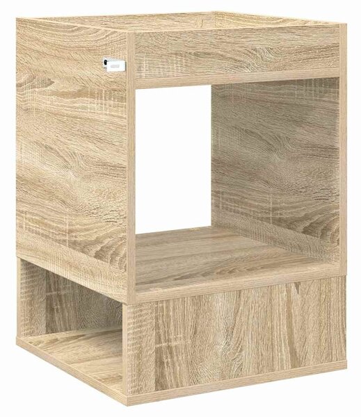 Végasztal 2 pcs Sonoma tölgy 40 x 40 x 56 cm Faanyag