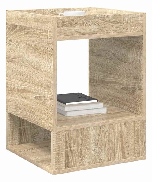 Végasztal 2 pcs Sonoma tölgy 40 x 40 x 56 cm Faanyag