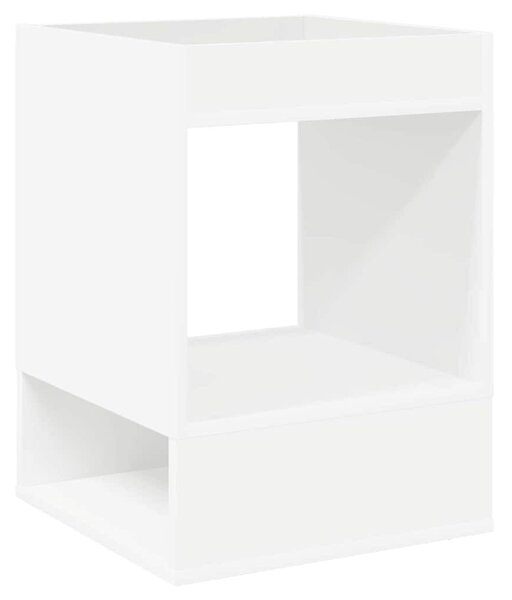 Végasztal 2 pcs Fehér 40 x 40 x 56 cm Faanyag
