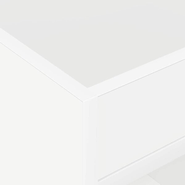 Végasztal 2 pcs Fehér 40 x 40 x 56 cm Faanyag
