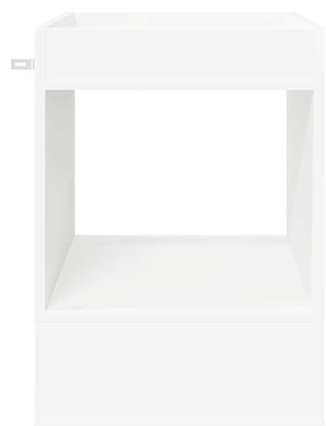 Végasztal 2 pcs Fehér 40 x 40 x 56 cm Faanyag