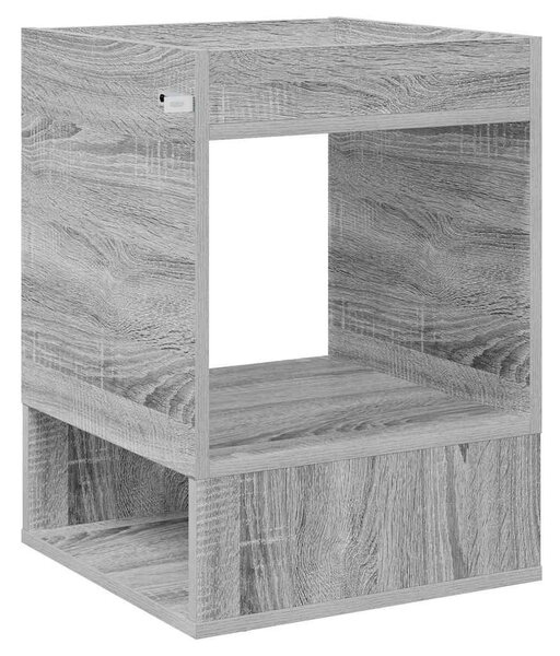Végasztal 2 pcs Szürke Sonoma 40 x 40 x 56 cm Faanyag