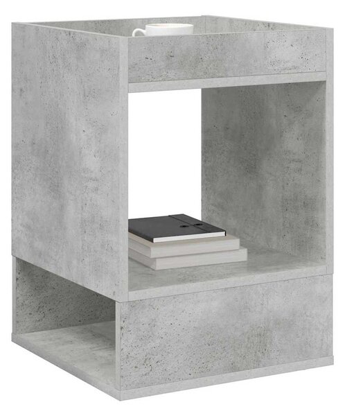 Végasztal 2 pcs Beton Szürke 40 x 40 x 56 cm Faanyag