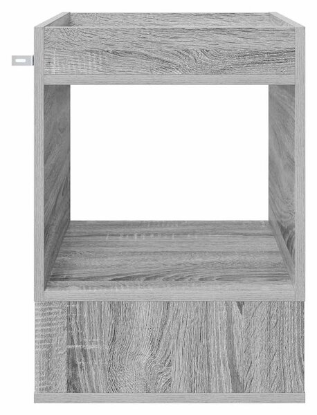 Végasztal 2 pcs Szürke Sonoma 40 x 40 x 56 cm Faanyag