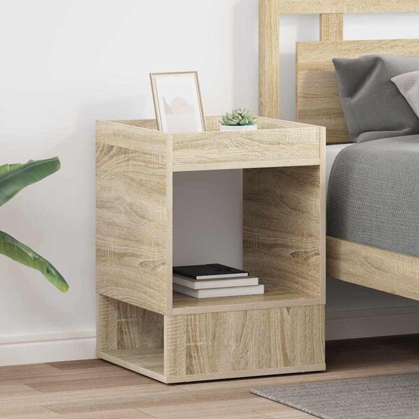 Végasztal 2 pcs Sonoma tölgy 40 x 40 x 56 cm Faanyag