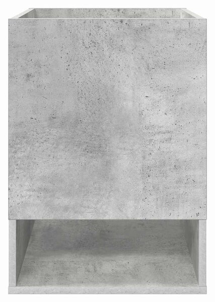 Végasztal 2 pcs Beton Szürke 40 x 40 x 56 cm Faanyag