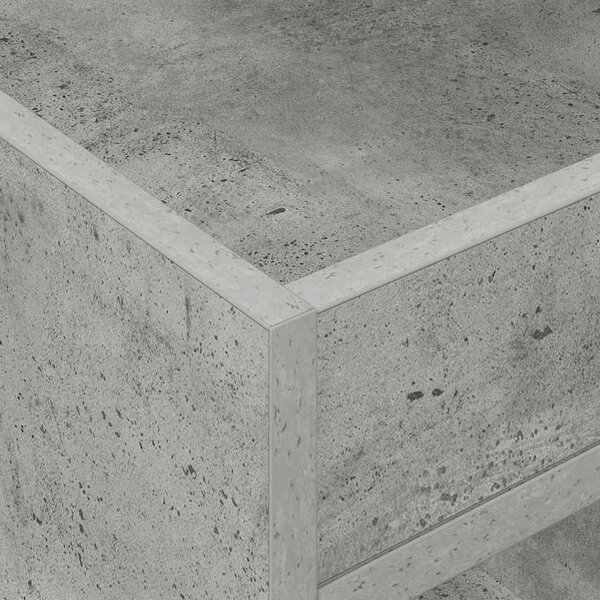 Végasztal 2 pcs Beton Szürke 40 x 40 x 56 cm Faanyag