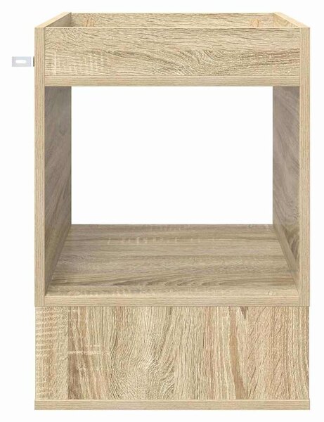 Végasztal 2 pcs Sonoma tölgy 40 x 40 x 56 cm Faanyag
