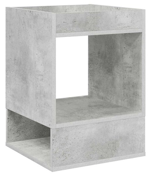 Végasztal 2 pcs Beton Szürke 40 x 40 x 56 cm Faanyag
