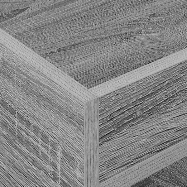 Végasztal 2 pcs Szürke Sonoma 40 x 40 x 56 cm Faanyag