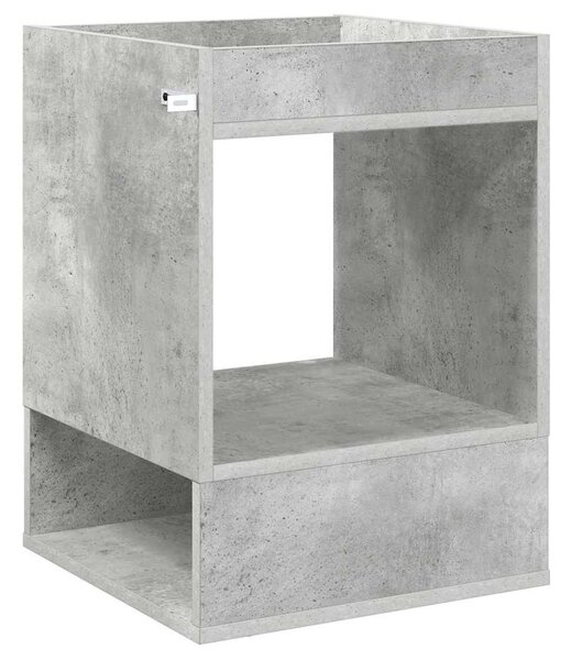 Végasztal 2 pcs Beton Szürke 40 x 40 x 56 cm Faanyag