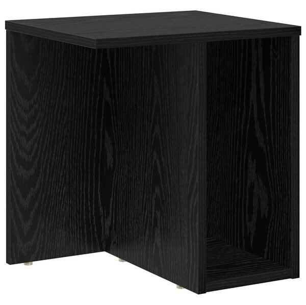 Végasztal 2 db Fekete tölgy 37 x 32 x 40 cm Szerelt Fa