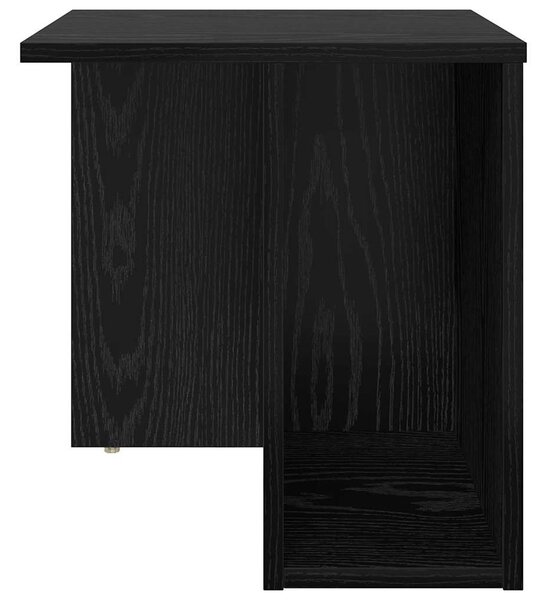 Végasztal 2 db Fekete tölgy 37 x 32 x 40 cm Szerelt Fa
