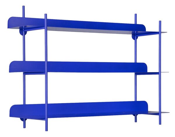 Kék többszintes fém fali polc 60 cm Cool Retro – PT LIVING
