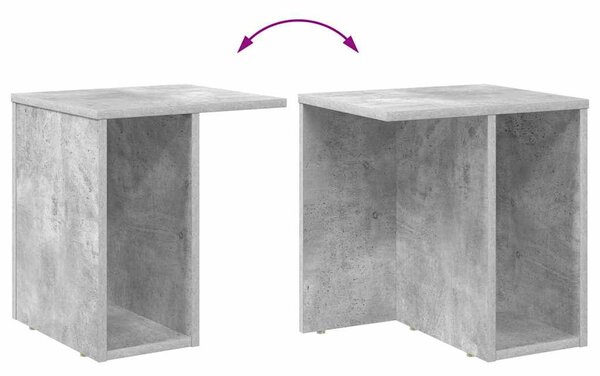 Végasztal Beton Szürke 37 x 32 x 40 cm Faanyag