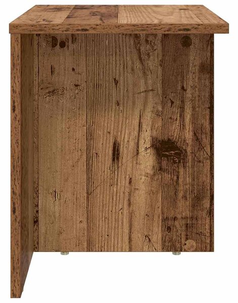 Végasztal 2 pcs Öreg fa 37 x 32 x 40 cm Faanyag