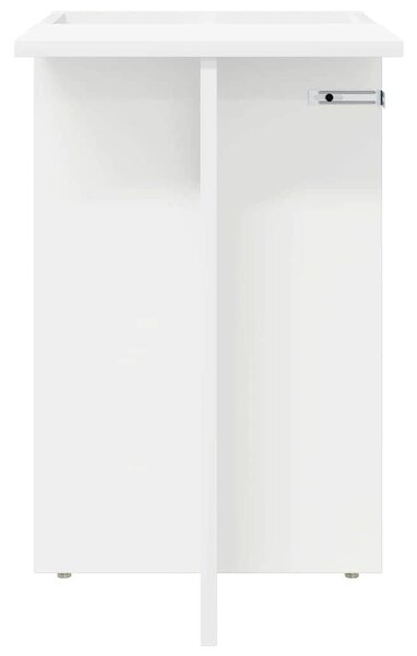 Végasztal Fehér 35 x 40 x 55 cm Faanyag