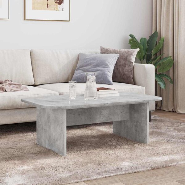 Dohányzóasztal Beton Szürke 93 x 53 x 33 cm Faanyag