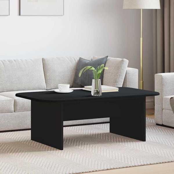 Dohányzóasztal Fekete 93 x 53 x 33 cm Faanyag