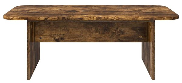 Dohányzóasztal Füstölt tölgy 93 x 53 x 33 cm Faanyag