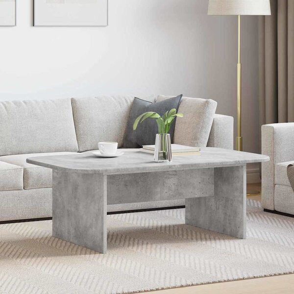 Dohányzóasztal Beton Szürke 93 x 53 x 33 cm Faanyag
