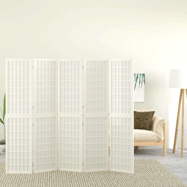 VidaXL Japán Paraván - 5 Paneles - 200x170 cm