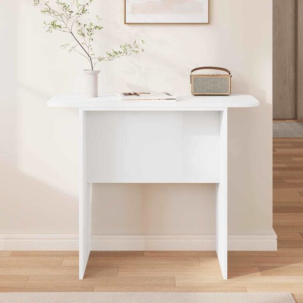 Konzolasztal Fehér 93 x 40 x 75 cm Faanyag