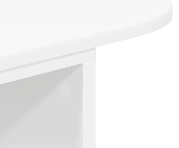 Konzolasztal Fehér 93 x 40 x 75 cm Faanyag