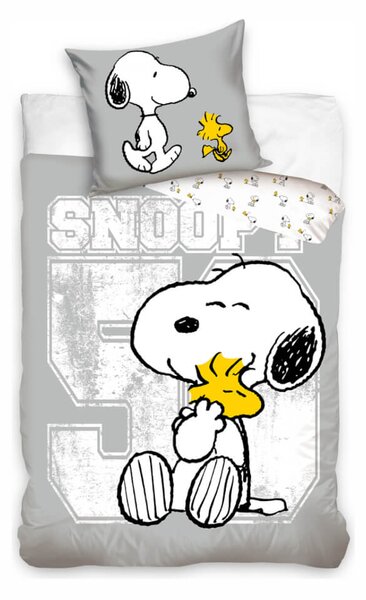 Gyerek ágyneműhuzat Snoopy és Woodstock