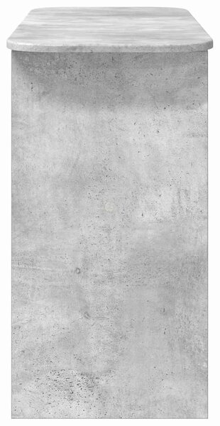 Konzolasztal Beton Szürke 93 x 40 x 75 cm Faanyag