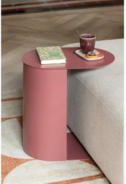 Fém tárolóasztal szett 2 db-os 30x45 cm Riqueza Oval – Leitmotiv