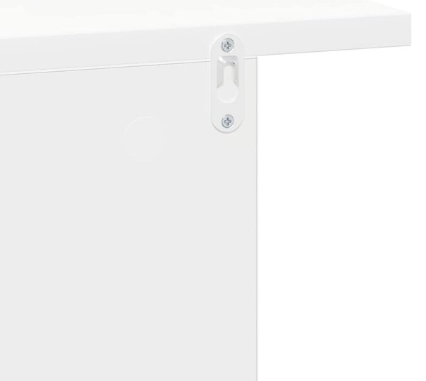 VidaXL Éjjeli asztal 2 pcs Fehér 40 x 30 x 25 cm Faanyag