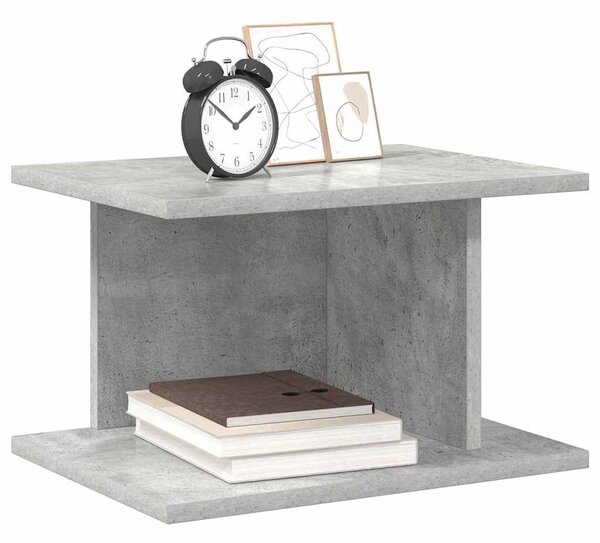 VidaXL Éjjeli asztal Beton Szürke 40 x 30 x 25 cm Faanyag