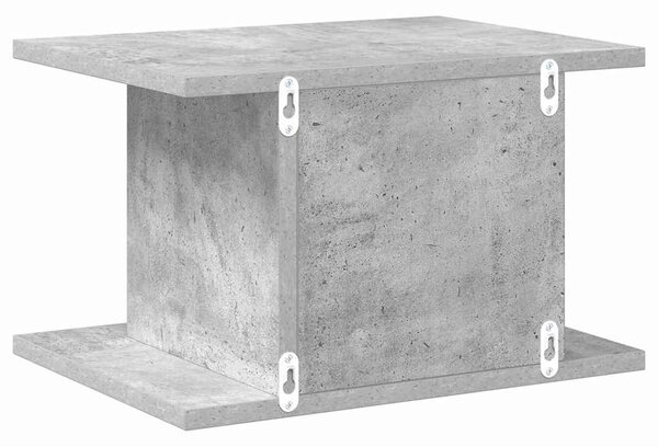 VidaXL Éjjeli asztal Beton Szürke 40 x 30 x 25 cm Faanyag