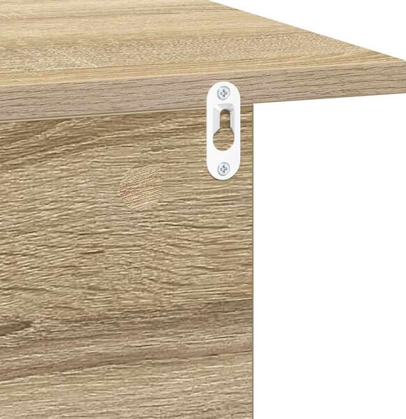 VidaXL Éjjeli asztal 2 pcs Sonoma tölgy 40 x 30 x 25 cm Faanyag