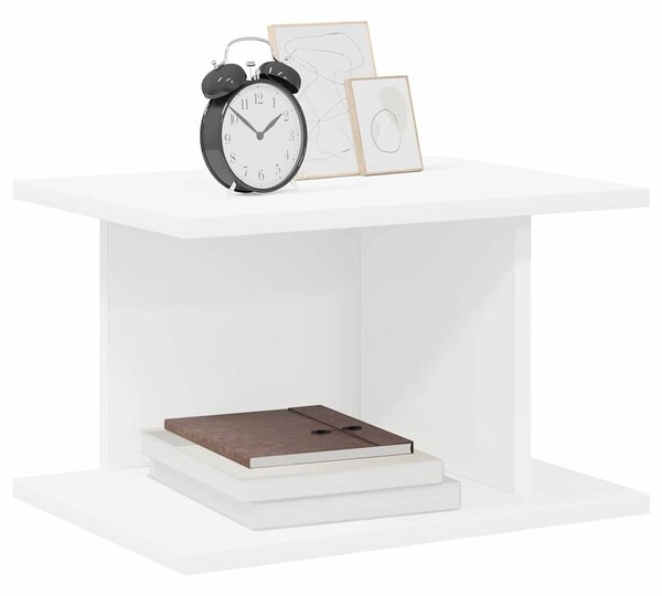 VidaXL Éjjeli asztal 2 pcs Fehér 40 x 30 x 25 cm Faanyag