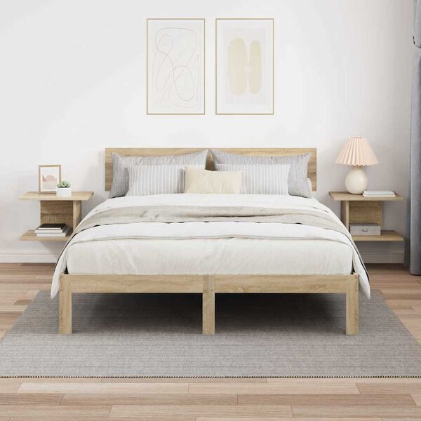 VidaXL Éjjeli asztal 2 pcs Sonoma tölgy 40 x 30 x 25 cm Faanyag