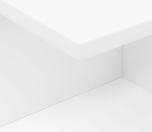 VidaXL Éjjeli asztal 2 pcs Fehér 40 x 30 x 25 cm Faanyag