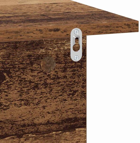VidaXL Éjjeli asztal 2 pcs Öreg fa 40 x 30 x 25 cm Faanyag