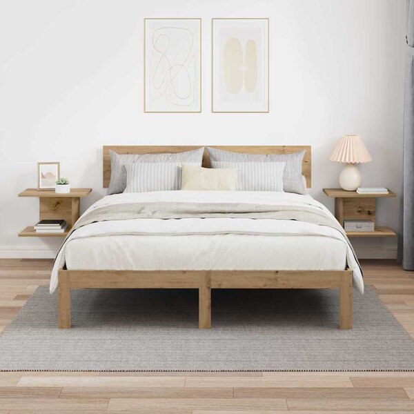 Éjjeli asztal 2 db Artisan tölgy 40 x 30 x 25 cm Szerelt Fa