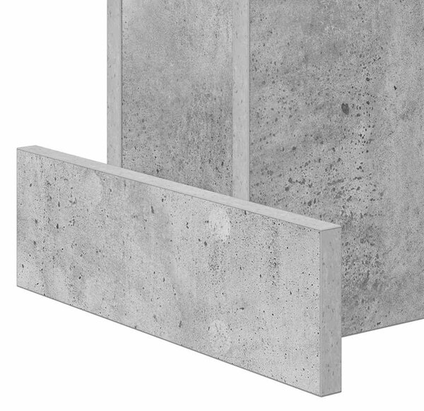 Végasztal Beton Szürke 35,5 x 35 x 40 cm Faanyag